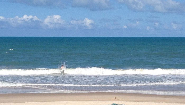 Trecho preservado da Praia de Marambaia em Aquiraz